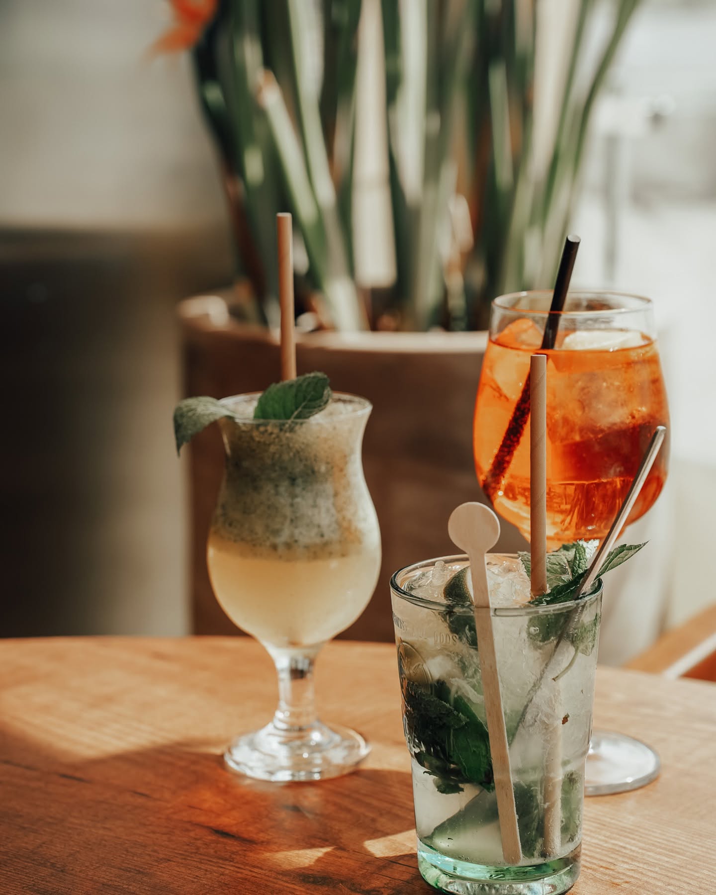 Trio de cocktails maison